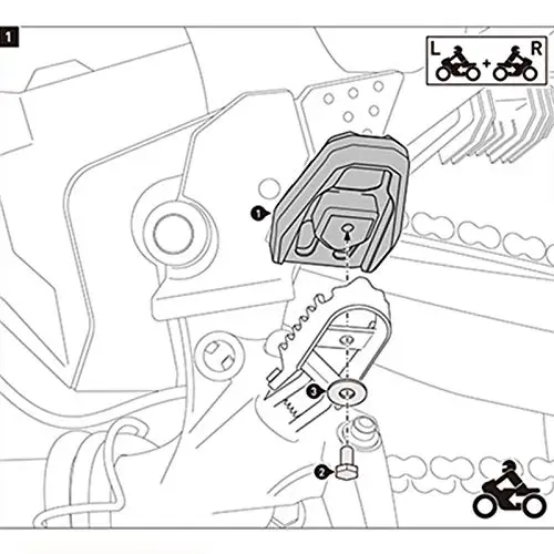 Мотоциклетные заготовки MX широкие подножки педали отдых для Honda Crf1000L Африка Твин