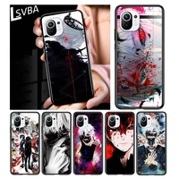 anime tokyo ghoul for xiaomi mi 11 10t note 10 ultra 5g 9 9t se 8 a3 a2 a1 6x pro play f1 lite 5g black phone case