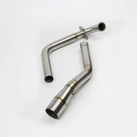 slip on motorcycle exhaust front connect tube header stainless steel exhaust system for yamaha r15 until 2016