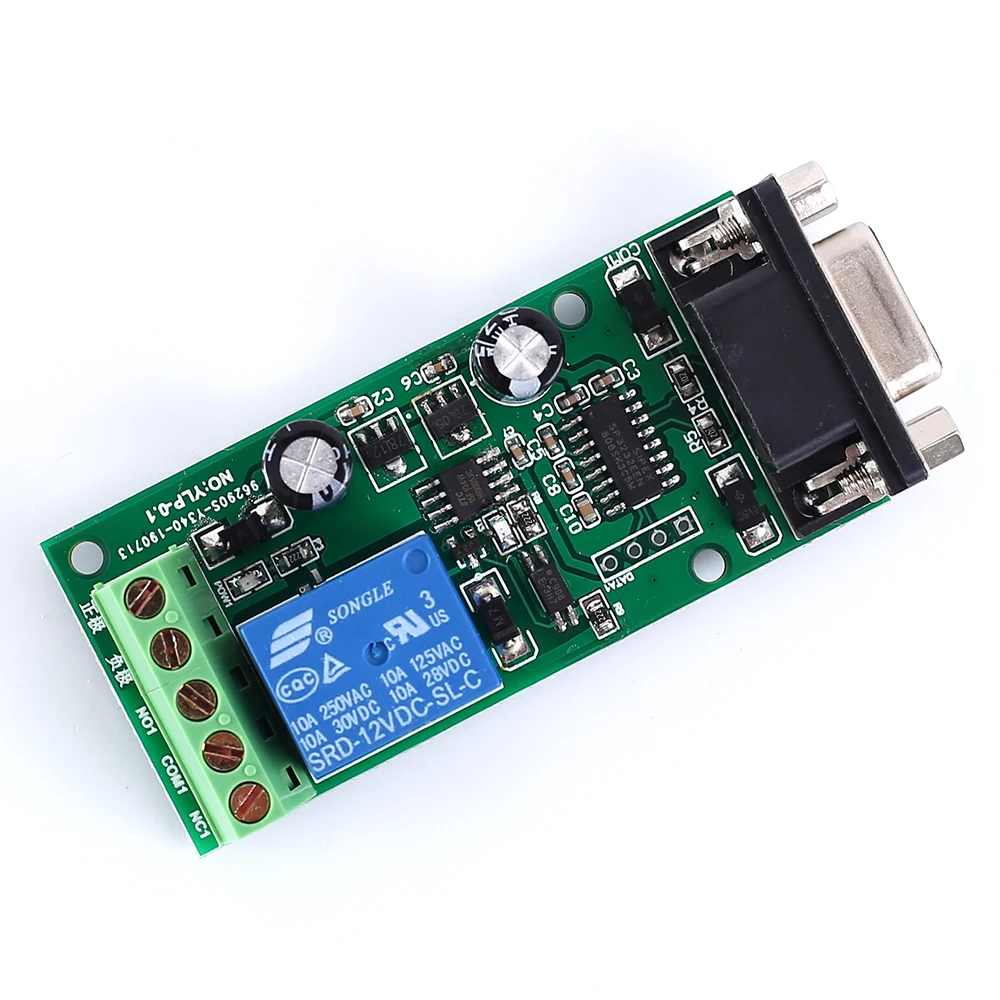 Контроллер UART 1-канальный 1-битный релейный модуль переключателя один платы 12 В