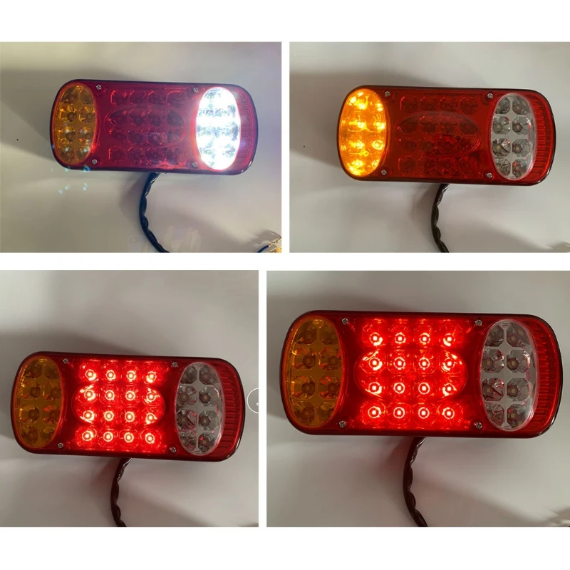 

12-24V Vehicle Trailer Tail Light Bright 32 LED Lamp Replacement Suitable for Driver Safety Driving at Night 23GC