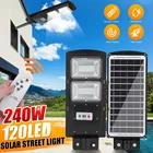 Уличный светильник на солнечной батарее, 240 Вт, 120 светодиодов