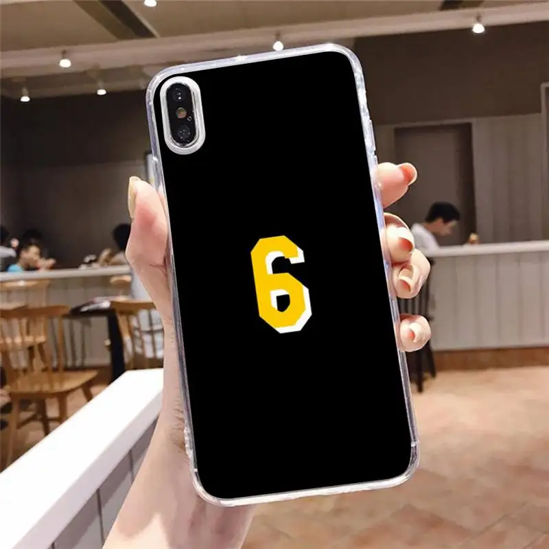 

Lucky Number Basketball 23 24 Phone Case Transparent soft For iphone 5 5s 5c se 6 6s 7 8 11 12 plus mini x xs xr pro max