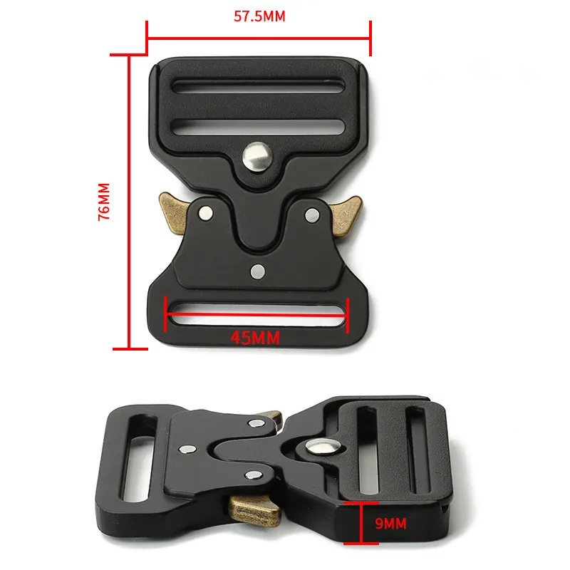 Металлические быстросъемные боковые пряжки для ремня тактические безопасные