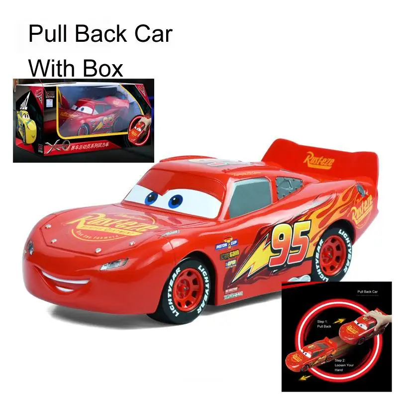 Disney Pixar машина 22 см Jackson Storm автомобиль с дистанционным управлением для детей Молния Маккуин игрушечный автомобиль оттягивающийся автомобиль Круз Рамирез игрушечный транспорт