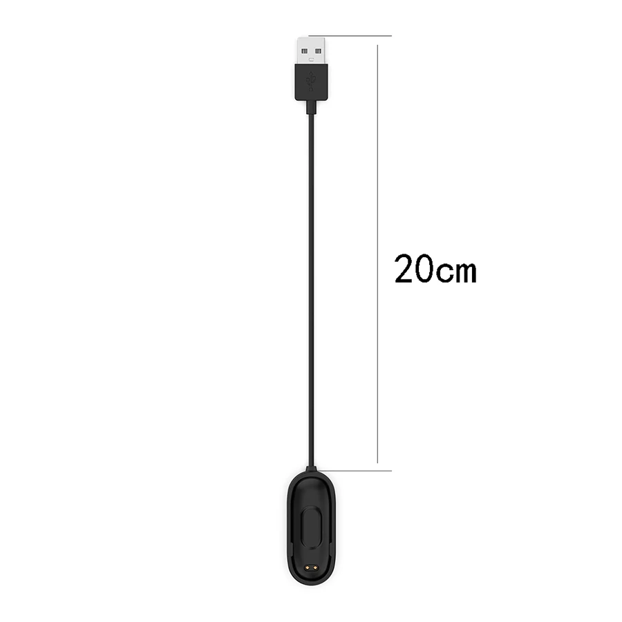 USB зарядное устройство для Xiaomi Mi Band 4 смарт-браслет зарядный кабель Замена шнура |
