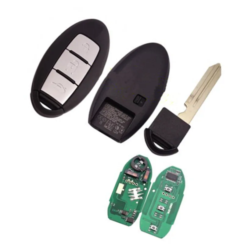 Car Keyless Remote Key Auto Smart 3 button 434mhz Chip id46 PCF7952 for Nissan Bluebird | Автомобили и мотоциклы