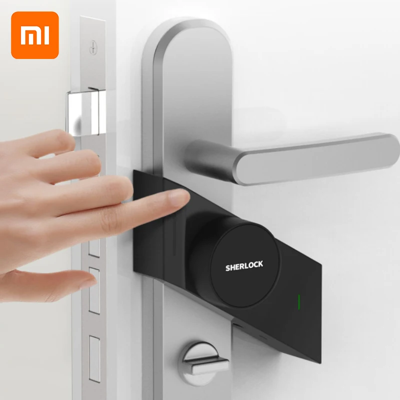 Xiaomi Sherlock M1 умный дверной замок Домашний замок без ключа отпечатков пальцев+ пароль для работы с электронным дверным замком беспроводное приложение Bluetooth