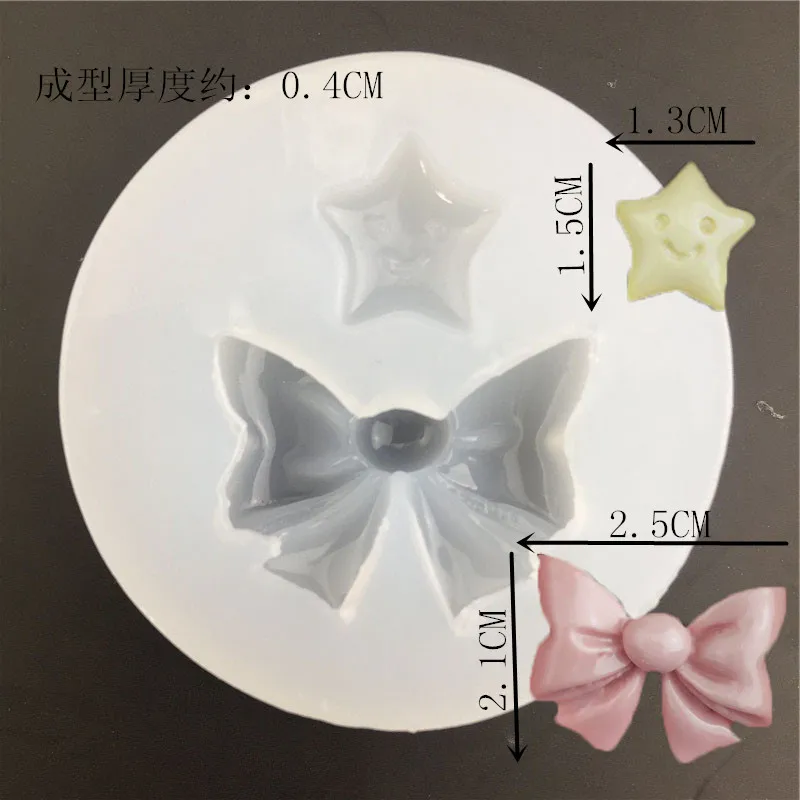 

Bows Butterfly Fondant Silicone Mold for DIY Pastry Cupcake Dessert Lace Cake Decoration Kitchen Accessories Baking Tool