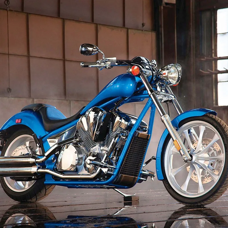 

Universal 1 Pair Motorcycle Rearview Mirror Aluminum clear glass Mirror Fit For Honda Shadow Ace Spirit VT750 VT1100 VF750