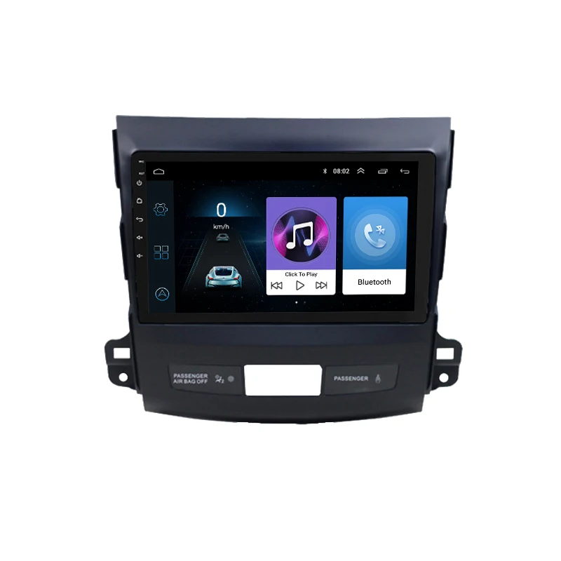 Host Only 9 дюймов Android 9,1 2 Дин радио мультимедиа плеер gps навигации для Mitsubishi Outlander 2006 2007-2009 2010 2011 DVD WI-FI - Color: Host Only