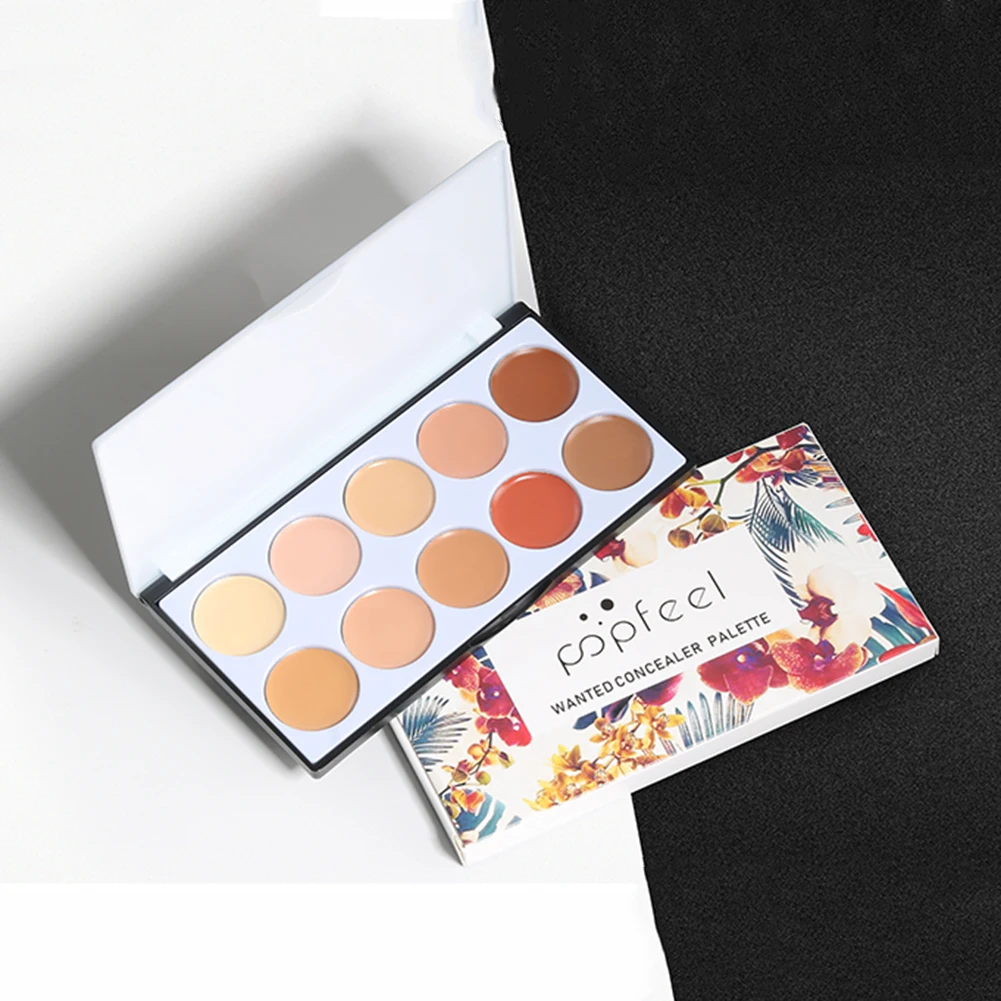 

Hot 10-Color Concealer Palette 15 color Makeup colors cosmetic set scar cream Face Camouflage Body Foundation eyeshadow Cosmetic