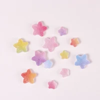 20pcs nail art star shaped resin stones jewelry candy cute nail art design 1117mm 3d charm for nail art decoration gems