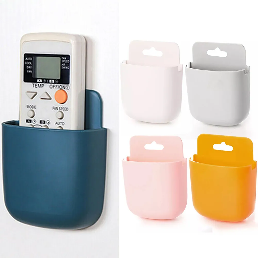 

Wall Mounted Smart TV Remote Control Holder Home Office Organiser Storage Case Office Supplies Storage Toiletries Storage Box