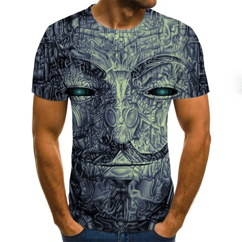 

Anime European and American Fashion Casual Word Kill Team 3D Printing Trend Men Oversized Alternative Clothing