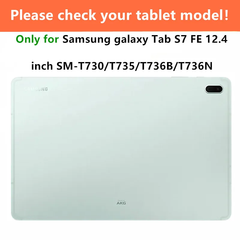 Samsung Galaxy Tab S7 Plus SM-T970 T975 T976B 12.4" EVA Tablet Case FE SM-T730 T733 T736B Kids Shockproof Stand on - Чехол для планшета Samsung Galaxy Tab S7 Plus SM-T970 T975 T976B 12.4" EVA FE SM-T730 T733 T736B для детей со стойкой, ударопроч