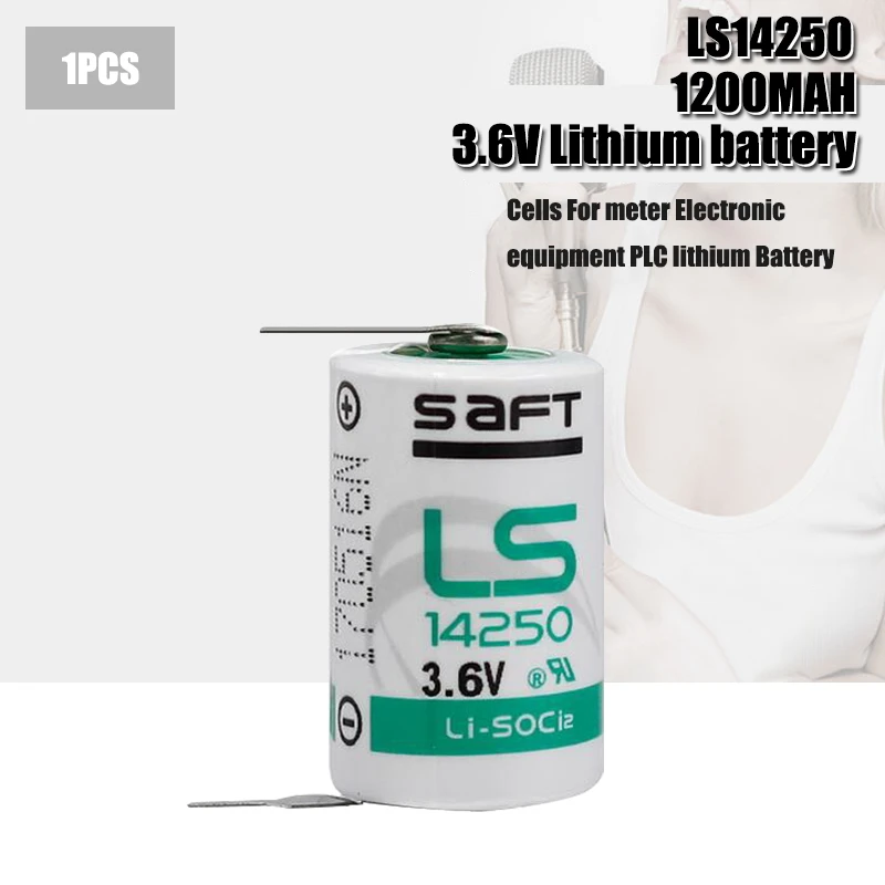 1 шт./лот новый оригинальный SAFT LS 14250 LS14250 3 6 V 1/2 AA 1/2AA Первичная батарея ПЛК литиевая