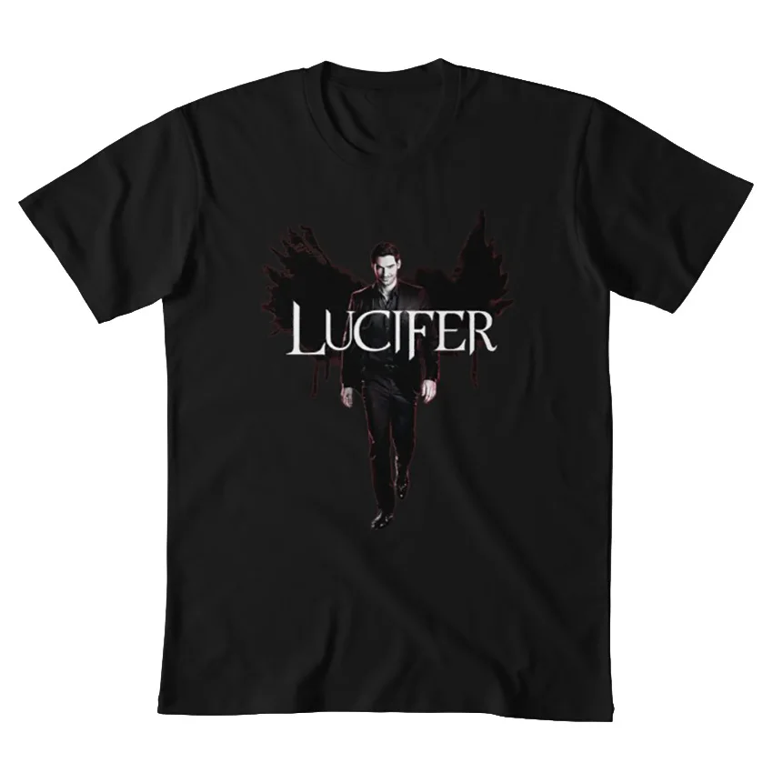 Футболка Lucifer Morningstar серия телевизионного шоу|Мужские футболки| |