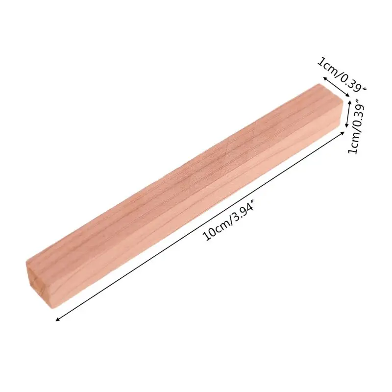 

H7JB 5Pc Wardrobe Clothes Drawer Mildew Camphor Bug Repellent Natural Cedar Wood Anti-moisture Moth Wardrobe Camphor Pest