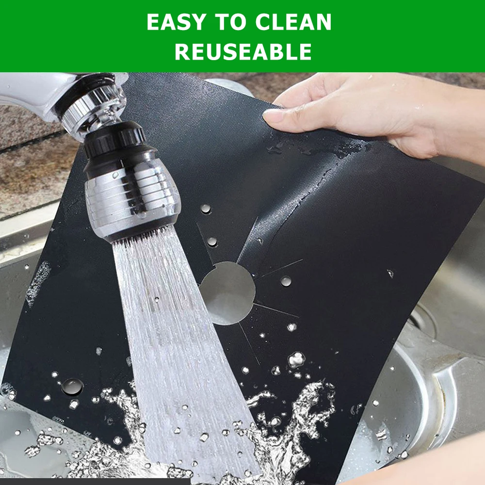 4 шт./компл. защитное покрытие для газовой плиты Крышка подкладка чистый коврик