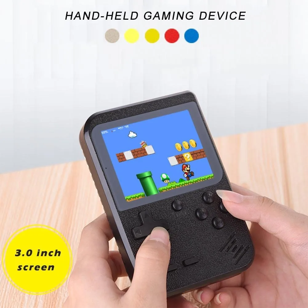 Портативная Ретро игровая консоль Встроенный 400 игр 8 битная мини Карманная
