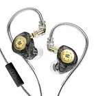 Kz EDXpro динамические Hi-Fi наушники-вкладыши спортивные наушники проводные наушники с регулятором громкости шумоподавлением музыка спортивные наушники
