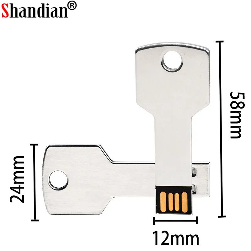 Мини-USB флеш-накопитель SHANDIAN 128 ГБ 64 32 4 16 | Компьютеры и офис