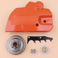 clutch drum chain brake side cover felling dog worm gear kit for husqvarna 445 450 chainsaw saws replacement 544097902