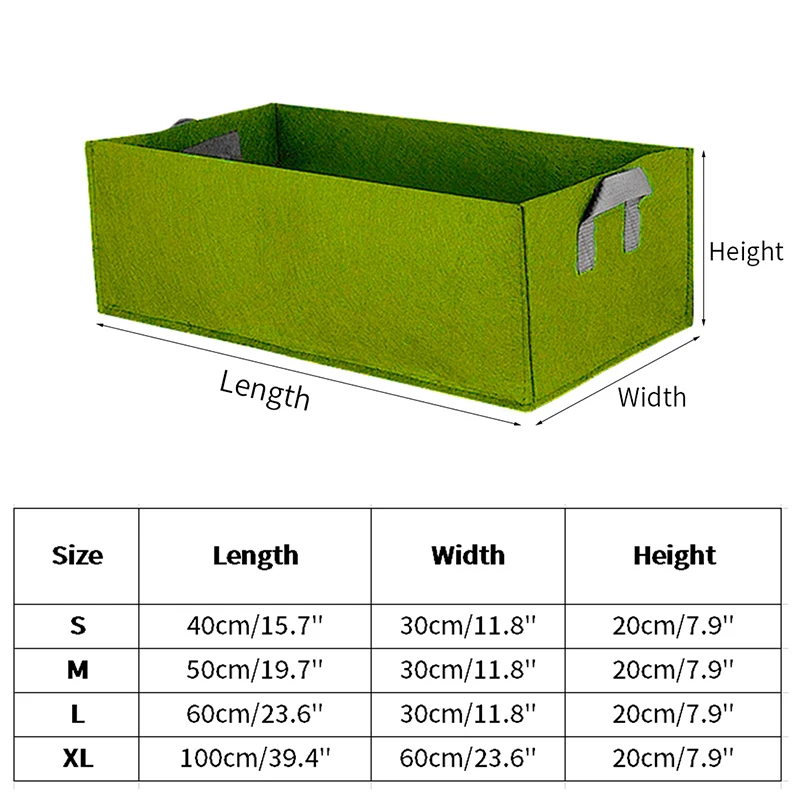 Войлок садовые мешки для выращивания s ткань горшки ткани ящик комнатных
