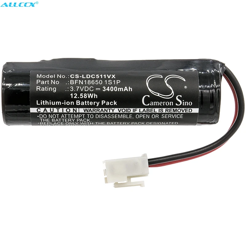 Cameron Sino 3400mAh батарея BFN18650 1S1P для Leifheit сухой и чистой 51000 51002 51113 51114 не версии 3 2
