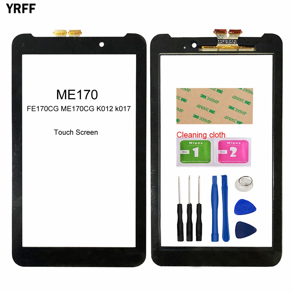 

Сенсорный экран ME170 для Asus Fonepad 7, ME170, FE170CG, ME170CG, K012, k017, сенсорный экран, дигитайзер, стеклянная панель в сборе, детали