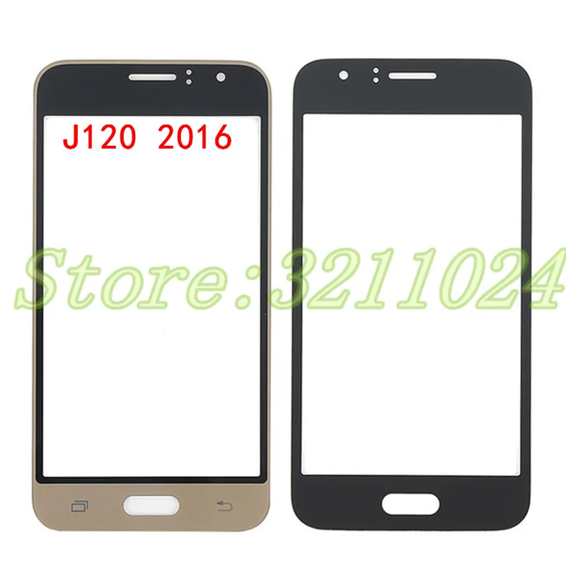Передняя панель стекло для Samsung Galaxy J1 J3 2016 J120 J120F J320F J320A сенсорный ЖК-экран внешнее