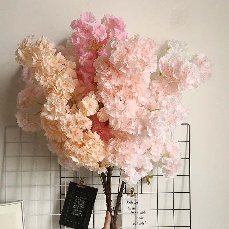 Искусственный Шелковый цветок 96 5 см цветение вишни свадебный фон с аркой