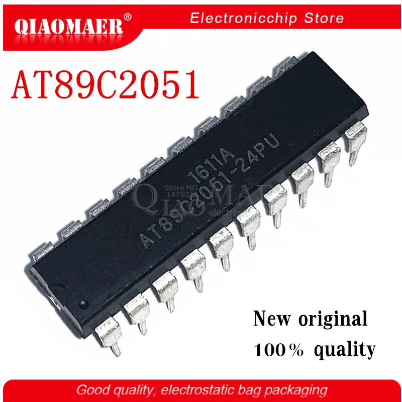 1 шт./лот AT89C2051 24PU 24SU 89C2051 DIP 24 24PI 24PC|free shipping scale|free containerfree lancome |