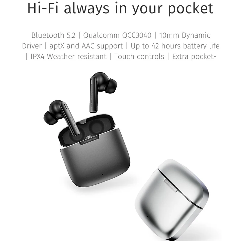 TWS-наушники SHANLING MTW200 с поддержкой Bluetooth 5 2 и Aptx | Электроника