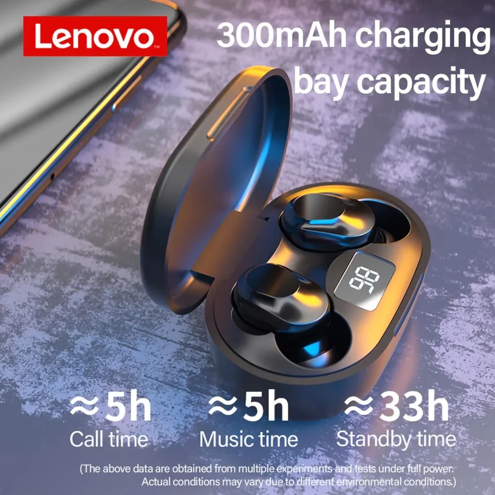 

Lenovo Earbuds 2021 XT91 Earbuds TWS Earphone Wireless Bluetooth Headphones AI Control Gaming Headset Stereo bass With Mic Noise