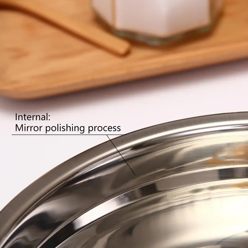 6 шт./компл. чаши из нержавеющей стали для смешивания металлические Нескользящие