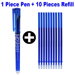 Гелевая ручка со стираемыми чернилами, 0,5 мм, 1 + 10 шт.лот