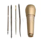 CNBTR 5 шт., диаметр 2,15 см, ручные инструменты, металлическая ручка, швейная шила, ручной ремонтный инструмент для кожевенного ремесла