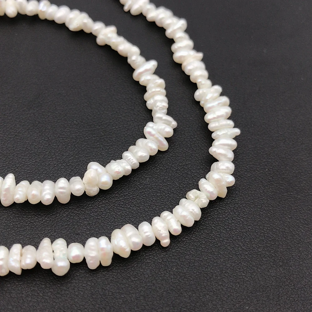 Новый натуральный белый 3 5 мм нестандартный барочный набор из 16 браслетов