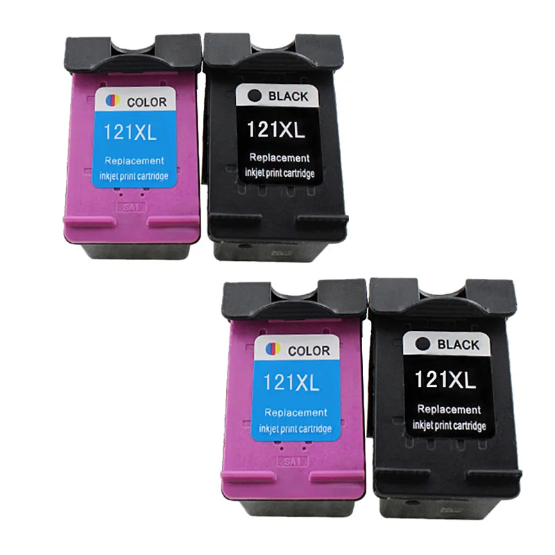 HTL 121x link картридж для hp 121xl hp 121XL совместимый для hp Deskjet D2563 F4283 все-в-одном струйный принтер CC641HE CC644HE - Цвет: 2set