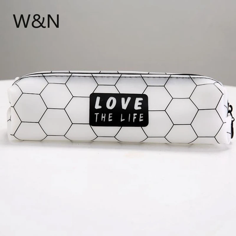 Школьный чехол карандаш из силикагеля для девочек и мальчиков каваи пенал