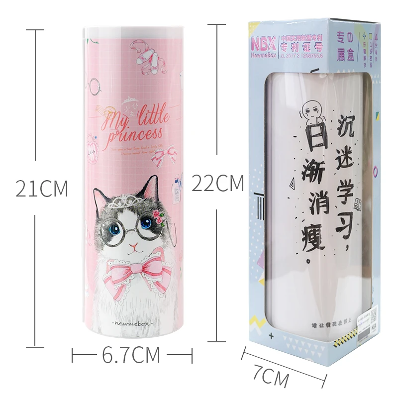 2021 New design creative blackpink pencil case panda penguin Kawaii animals cat for kids gifts school Stationery supplies cute | Канцтовары