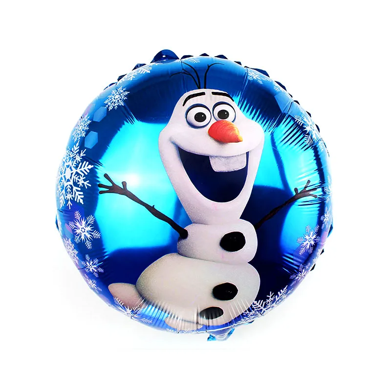 18 дюймов синий Олаф фольги Воздушные шары Замороженные Свадьба День Рождения