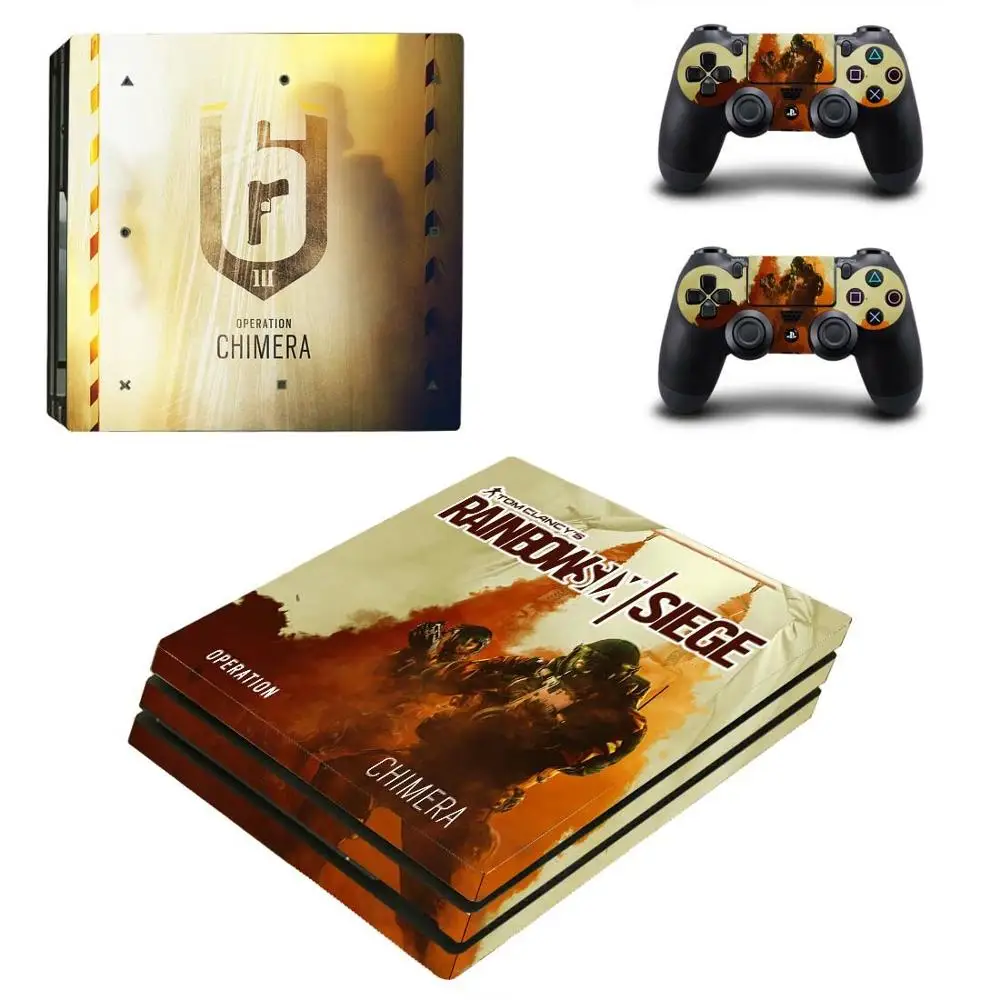 Rainbow Six осада PS4 Pro стикер Play station 4 наклейка для PlayStation консоль и контроллер Скины