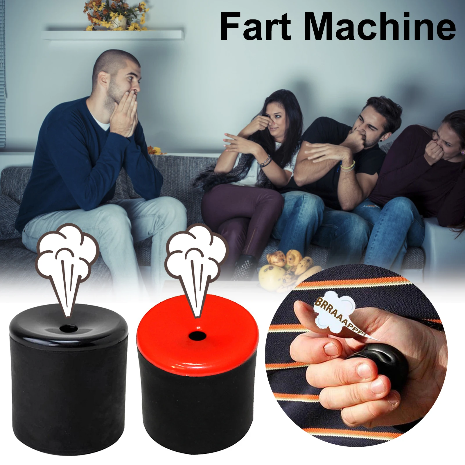 

Novelty Squeezing Fart Machine Toy Interesting Innovative Tricky Prop Toy Prank Farting Gag Joke Party Gift For Kids Adult