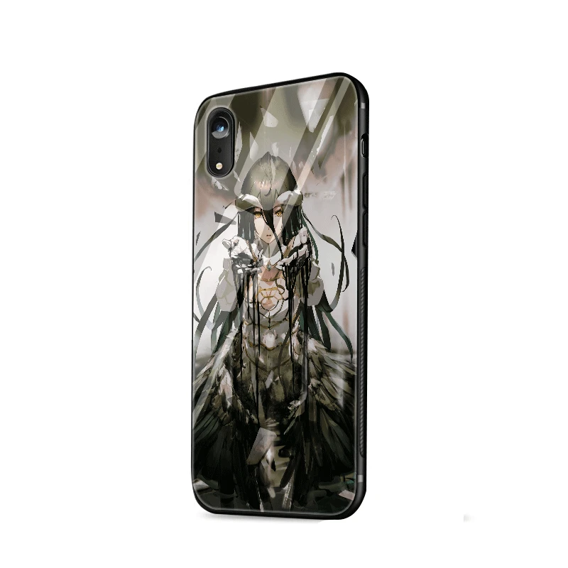 G7 Стеклянный чехол для телефона из ТПУ стекла для Apple iPhone 5 5S SE 6 6S 7 8 Plus XR X XS Max albedo Overlord - Цвет: G7