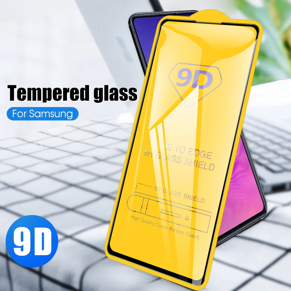 Защитное стекло 9D для Samsung Galaxy S10 Lite S10E A51 A71 пленка экрана E защитное