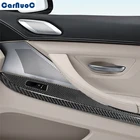 Для BMW 6 серий F12 F13 купе покрываемые 2011-2018 кнопки управления правым окном автомобиля панели отделки углеродного волокна стикеры аксессуары