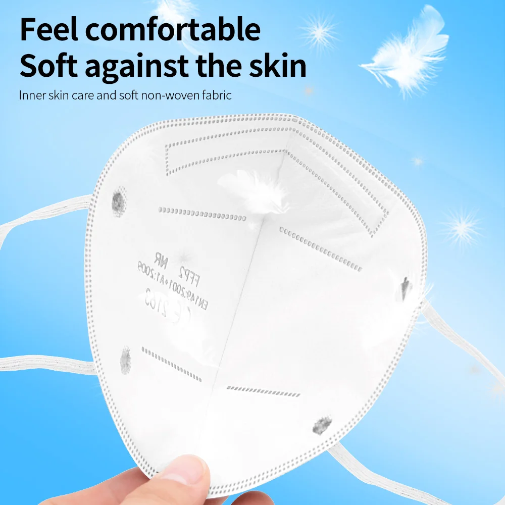 Маска для взрослых Mascarilla FPP2 Homologada FFP2 5-слойная FFP2Mask сертифицированная